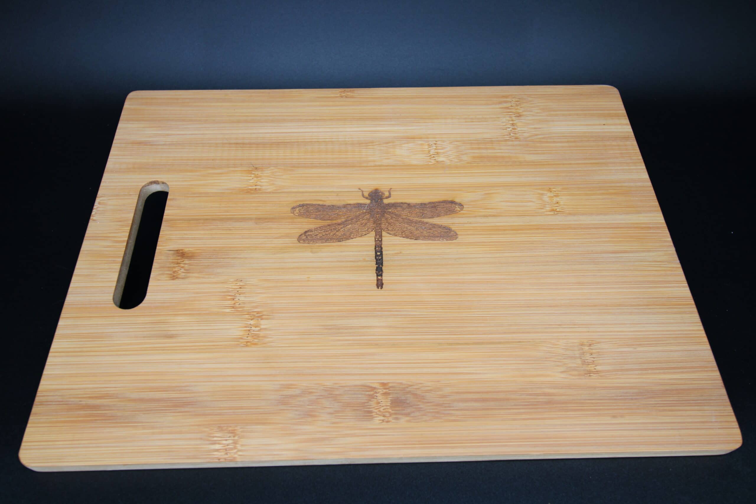 Dragonfly Cutting Board With Handle 13 x 5 1/2 x 3/4 Handmade Cutting  Board